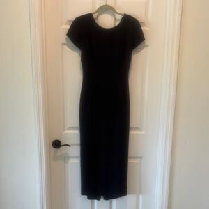 Vintage Elegant Black Dress Size 4 Made in USA